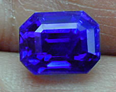 Fine 5.36 carat sapphire from Kashmir.